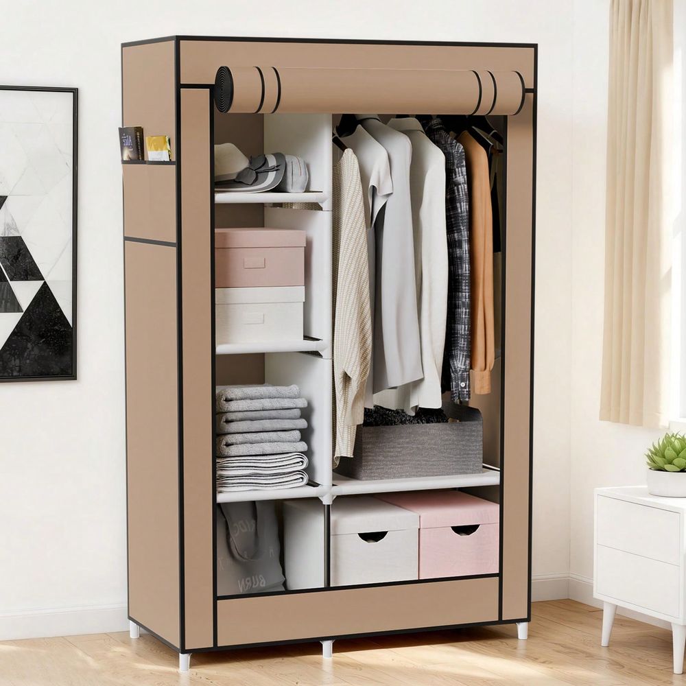 Closet Storage For Hanging Clo - огляд і ціна Wardrobe Closet Portable Fabric Cover