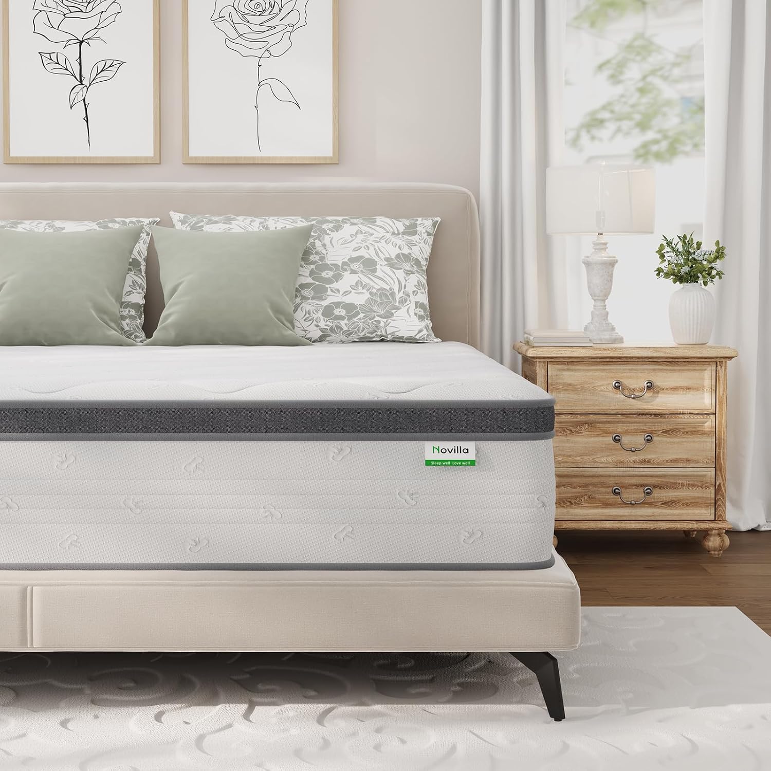 Queen Mattress 14 Inch, Hybrid - огляд і ціна Memory Foam Mattress In A Box Queen
