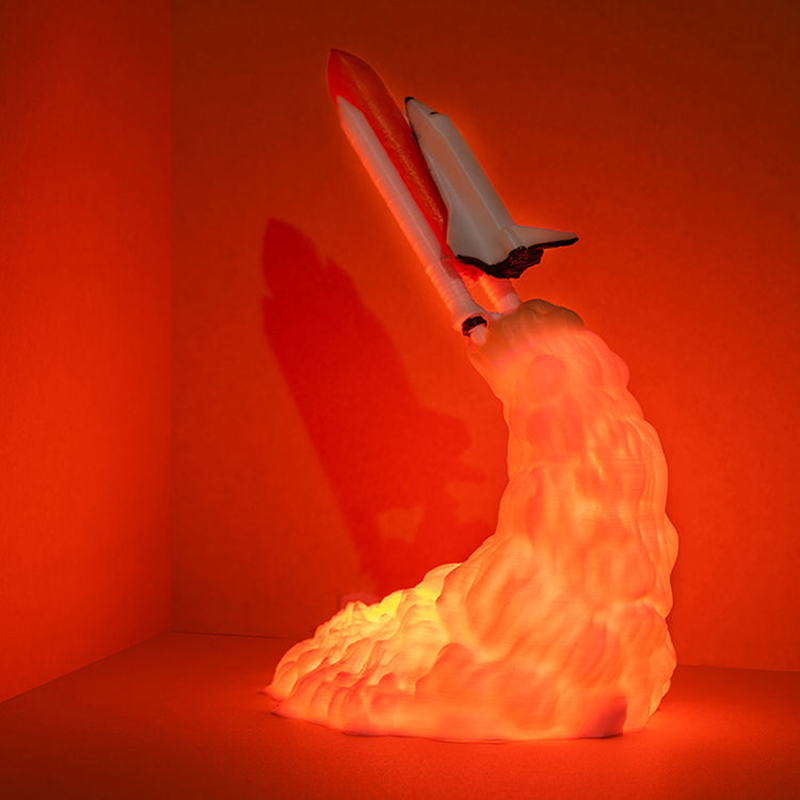 USB Rechargeable Space Shuttle - огляд і ціна Floating Nightstand With Led Light